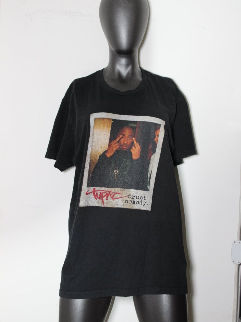 Tupac Shakur "Trust Nobody" Polaroid-style t-shirt